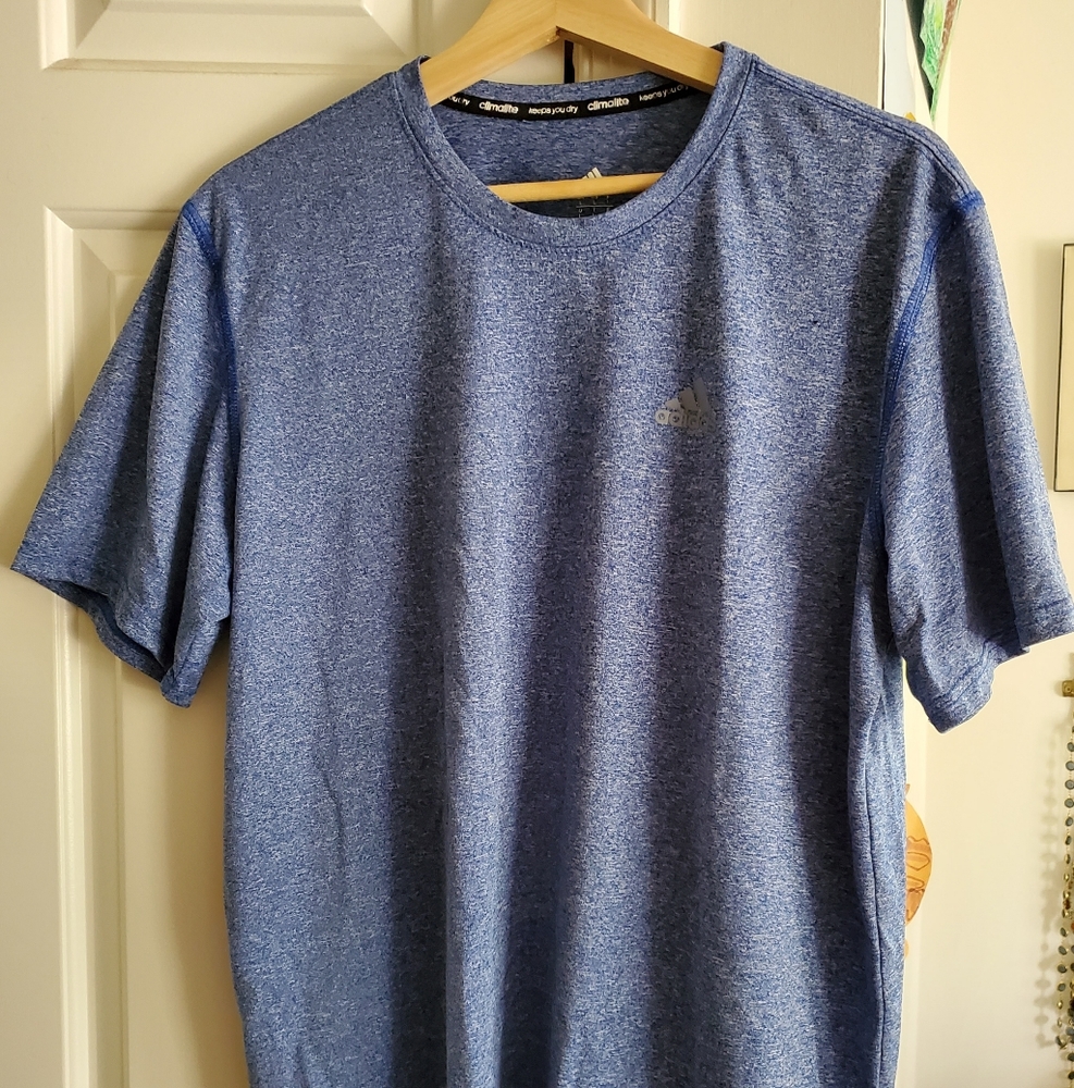 ⏳Men's Adidas Climalite Shirt Blue L